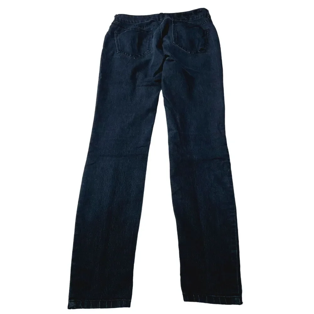 Indigo Rein Womens Skinny Jeans Blue Size 5 Cotton Blend Button Zip Stretch